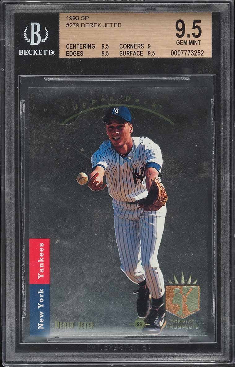 1993 SP Foil Derek Jeter ROOKIE #279 BGS 9.5 GEM MINT