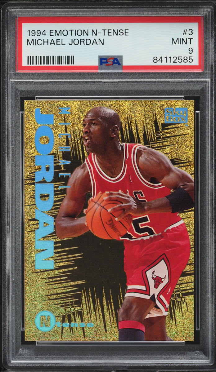 1994 Skybox Emotion N-Tense Michael Jordan #3 PSA 9 MINT