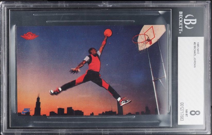 1985 Nike Promo Michael Jordan ROOKIE BGS 8 NM-MT