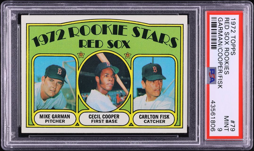 1972 Topps Carlton Fisk ROOKIE #79 PSA 9 MINT