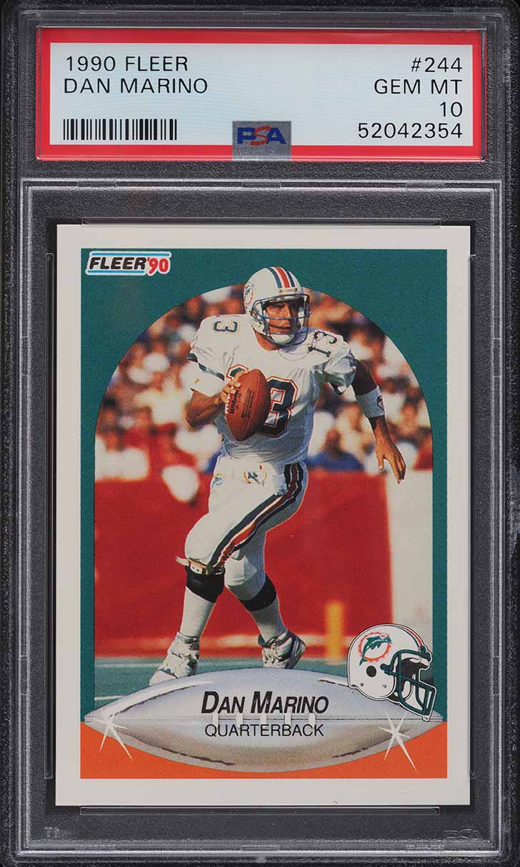 1990 Fleer Football Dan Marino #244 PSA 10 GEM MINT