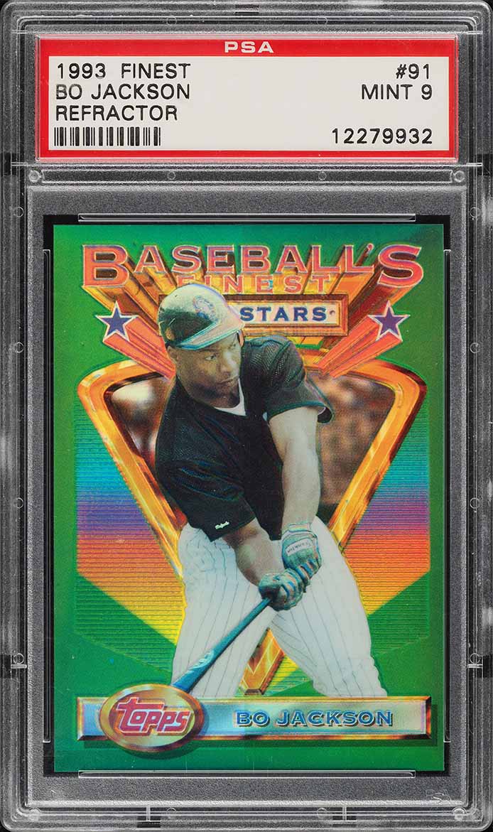 1993 Finest Refractor Bo Jackson ALL-STAR #91 PSA 9 MINT