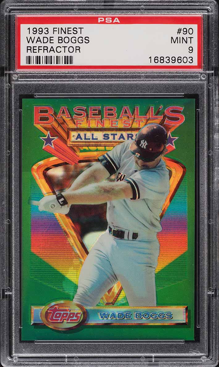 1993 Finest Refractor Wade Boggs ALL-STAR #90 PSA 9 MINT