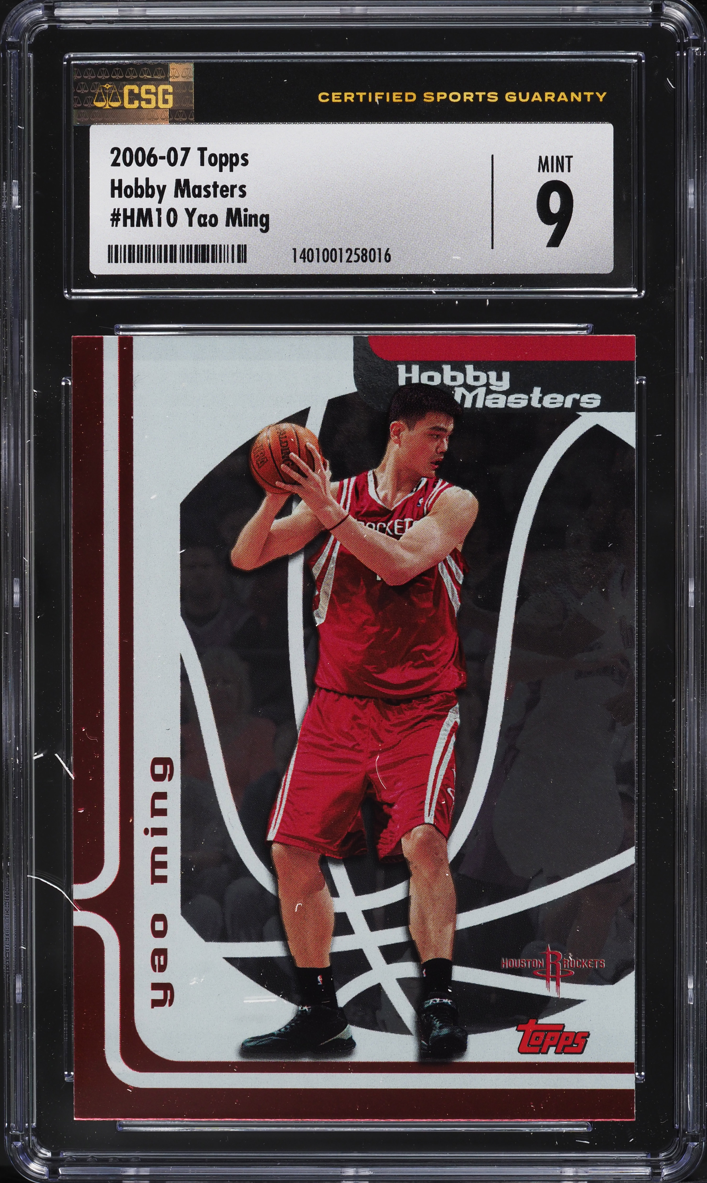 2006 Topps Hobby Masters Yao Ming #HM10 CSG 9 MINT