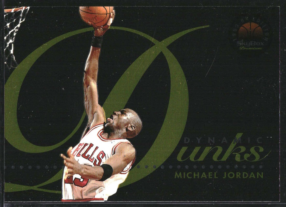 1993-94 SkyBox Premium Dynamic Dunks #D4 Michael Jordan