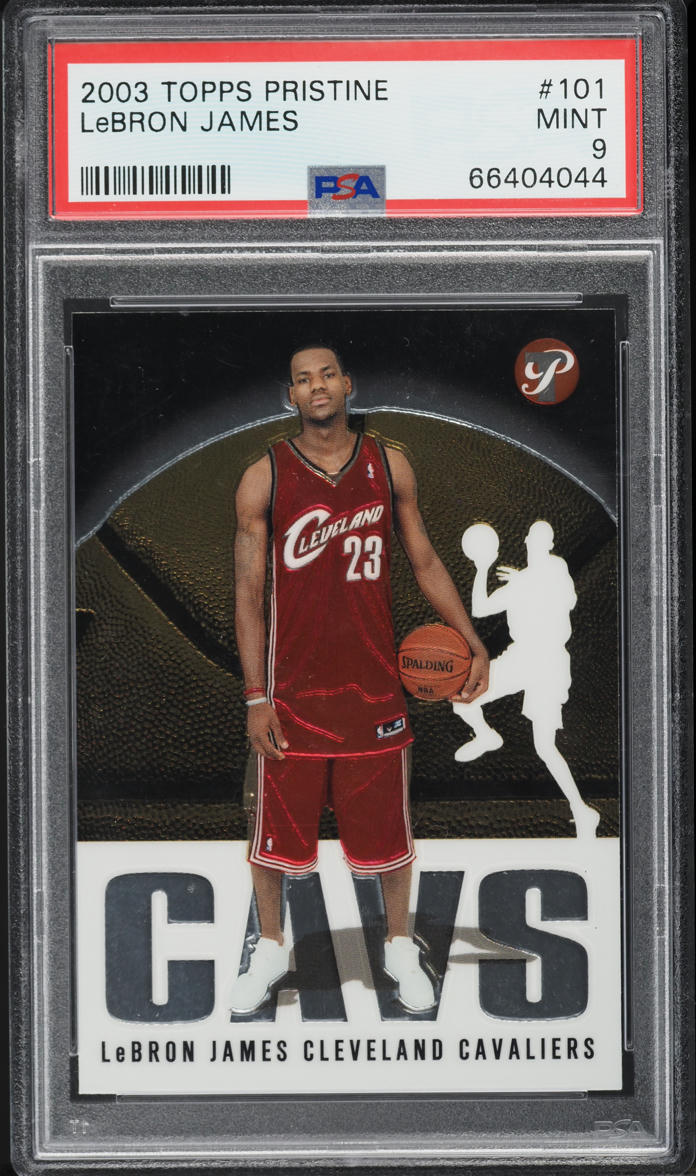 2003 Topps Pristine LeBron James ROOKIE #101 PSA 9 MINT
