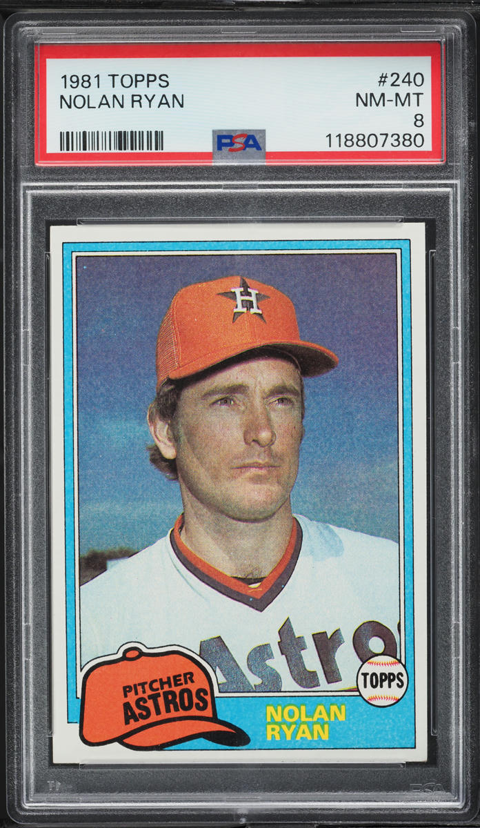 1981 Topps Nolan Ryan #240 PSA 8 NM-MT