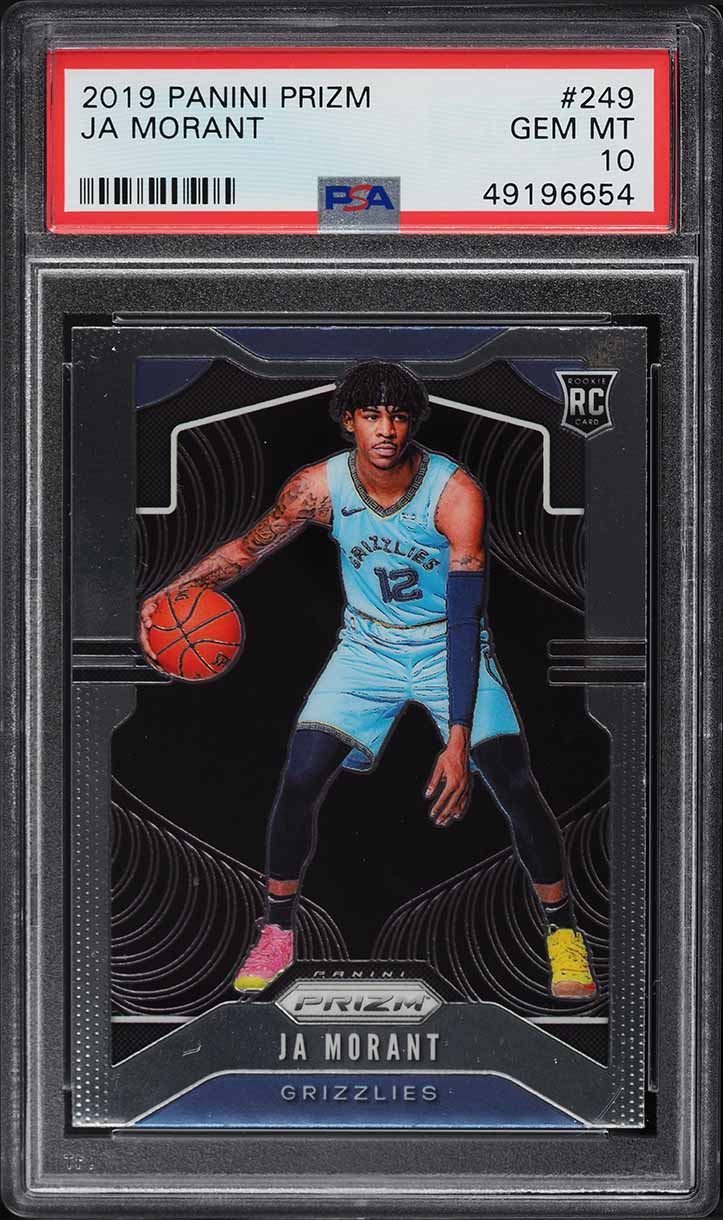 2019 Panini Prizm Ja Morant ROOKIE #249 PSA 10 GEM MINT