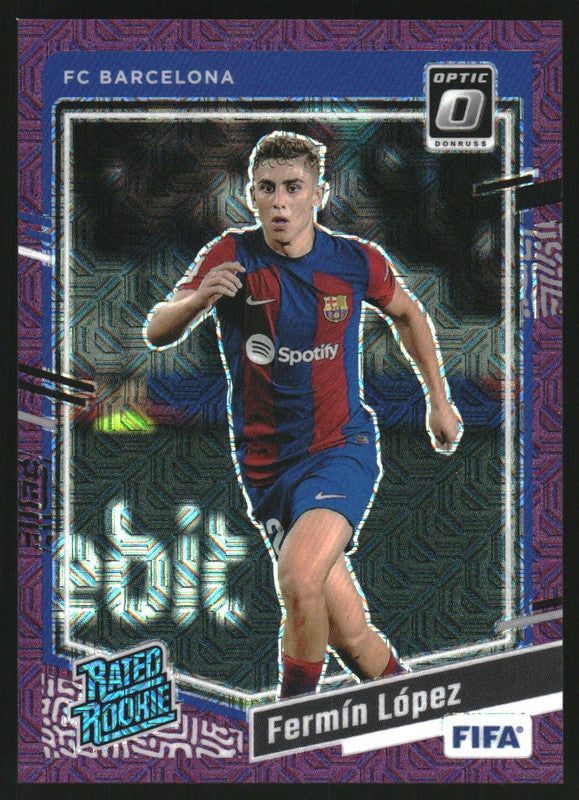 2023-24 Donruss Optic Purple Mojo #183 Fermin Lopez RR RC /25