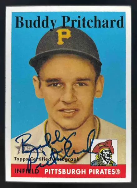 2007 Topps Heritage Real One Autographs #ROA-BP Buddy Pritchard Auto