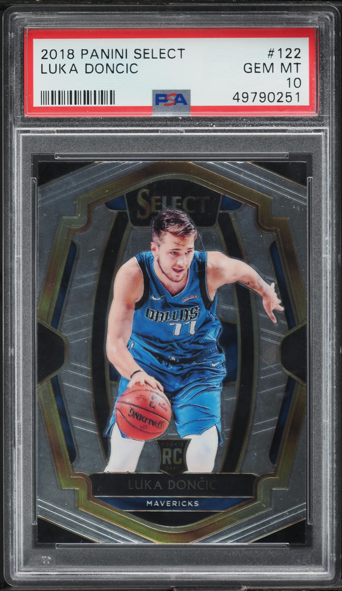 2018 Select Premier Level Luka Doncic ROOKIE #122 PSA 10 GEM MINT