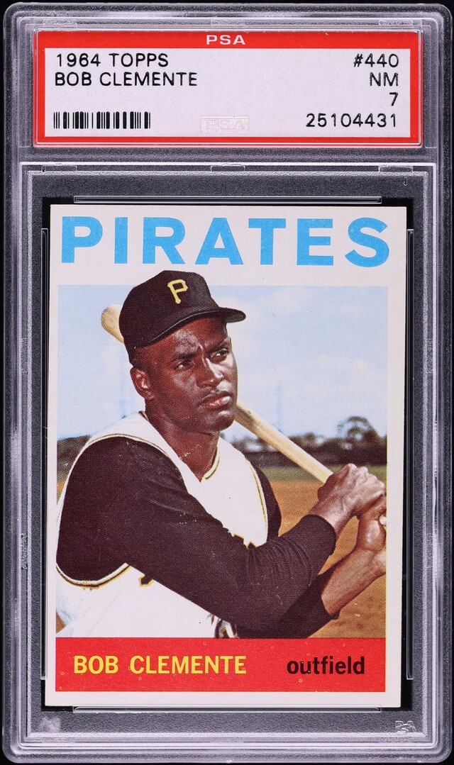1964 Topps Roberto Clemente #440 PSA 7 NRMT