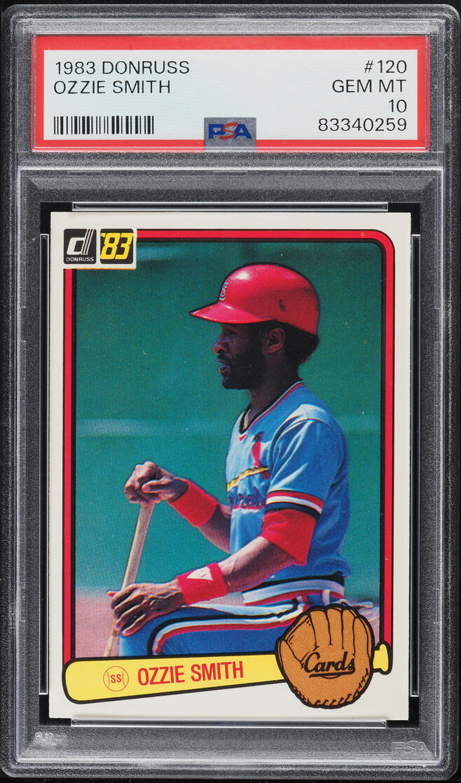 1983 Donruss Ozzie Smith #120 PSA 10 GEM MINT