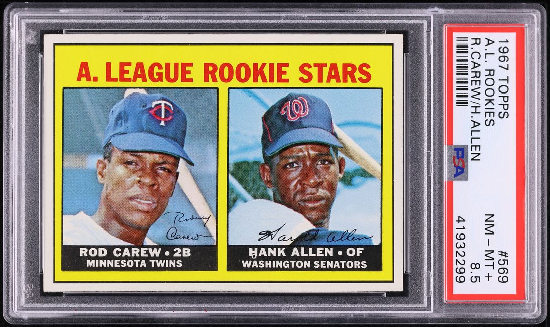 1967 Topps Rod Carew ROOKIE #569 PSA 8.5 NM-MT+