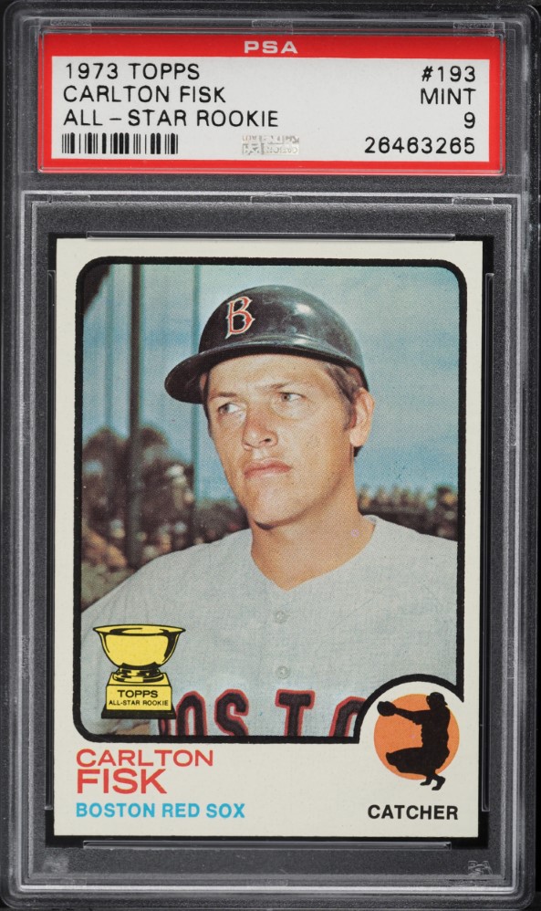 1973 Topps Carlton Fisk #193 PSA 9 MINT