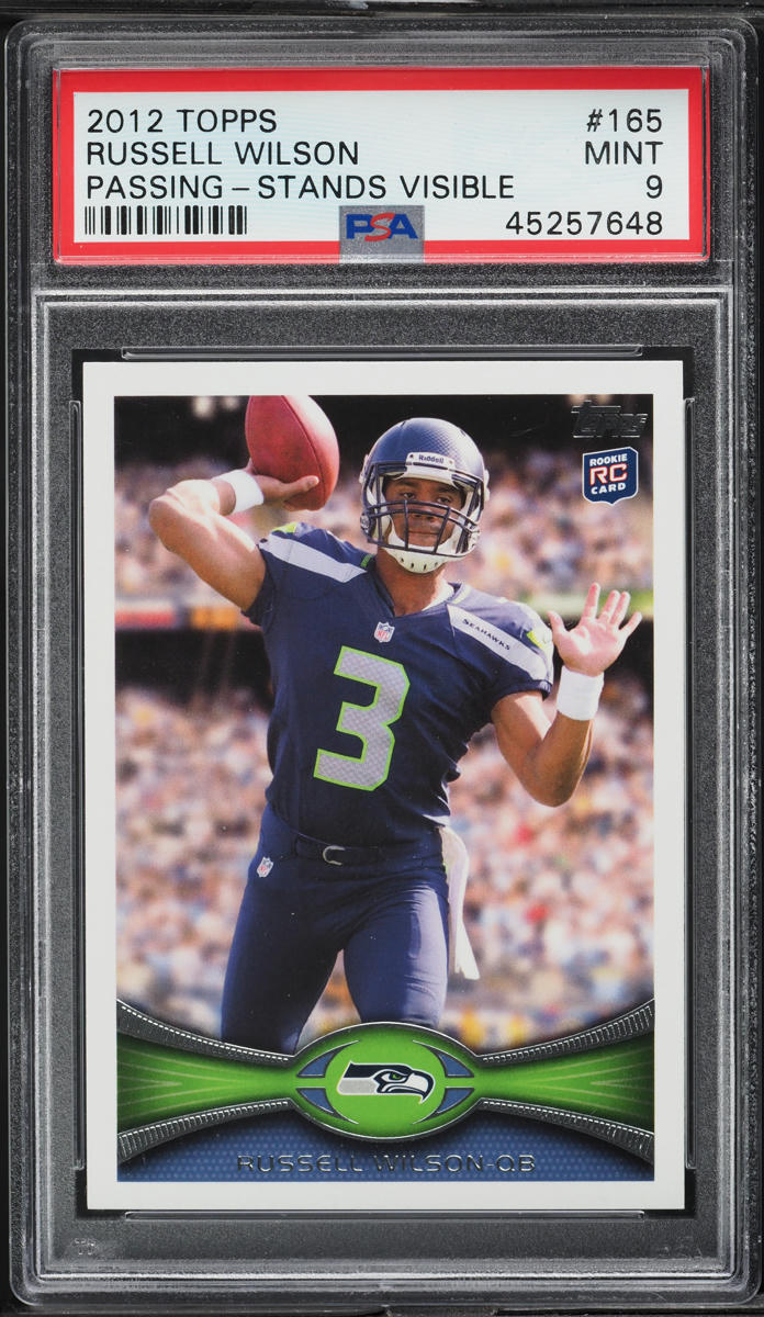 2012 Topps Football Russell Wilson ROOKIE #165 PSA 9 MINT