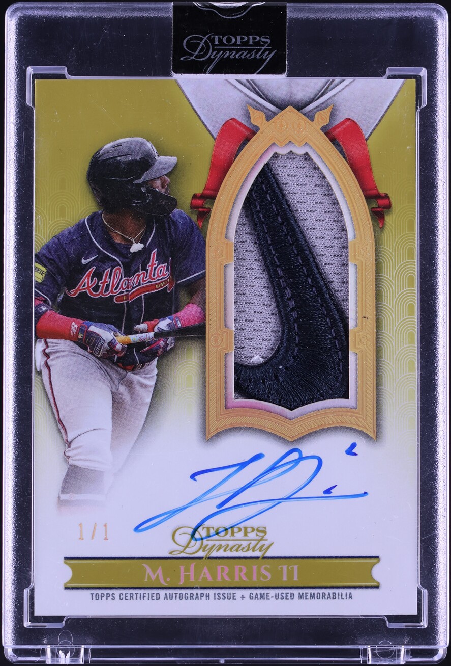 2024 Topps Dynasty Gold Michael Harris II NIKE PATCH AUTO 1/1 #DAPB-MH2