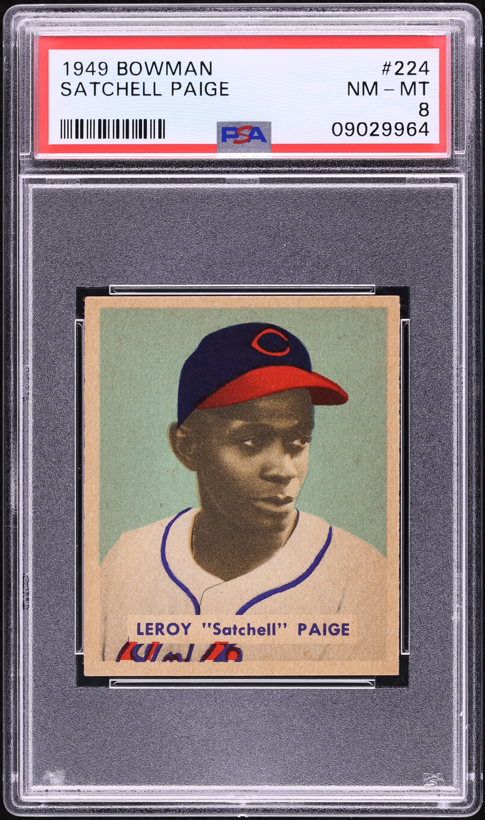 1949 Bowman Satchell Paige ROOKIE #224 PSA 8 NM-MT
