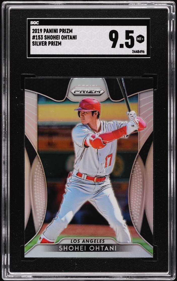 2019 Panini Prizm Silver Shohei Ohtani #153 SGC 9.5 MINT+