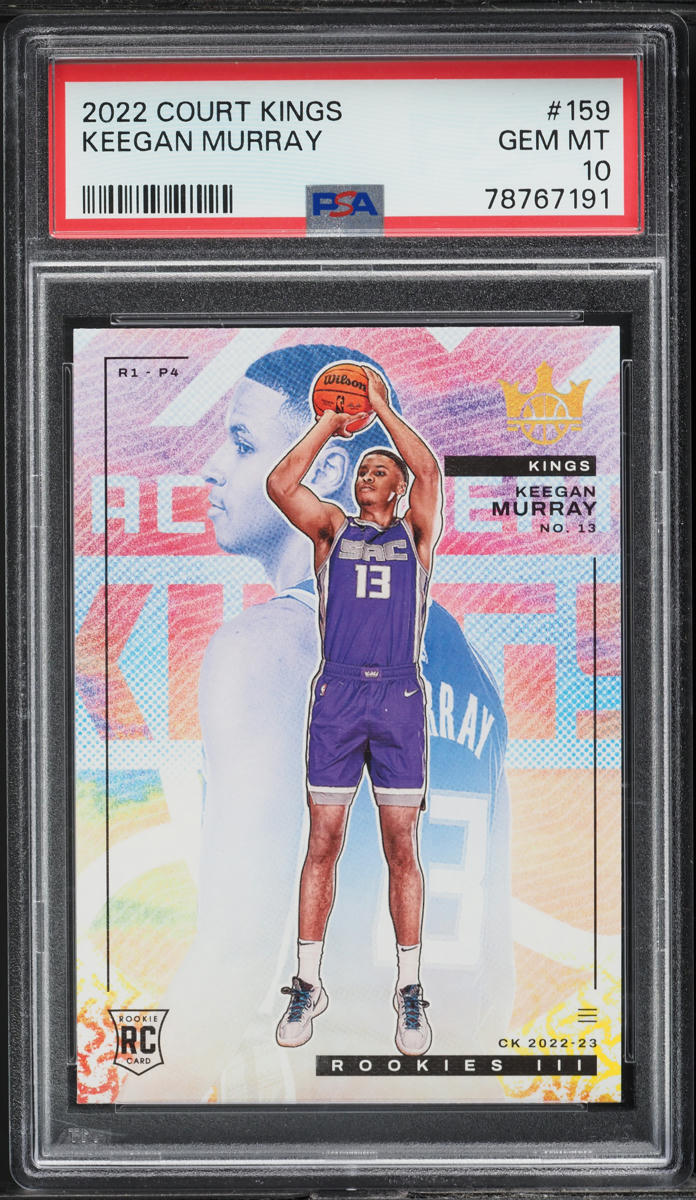 2022 Panini Court Kings Keegan Murray ROOKIE #159 PSA 10 GEM MINT