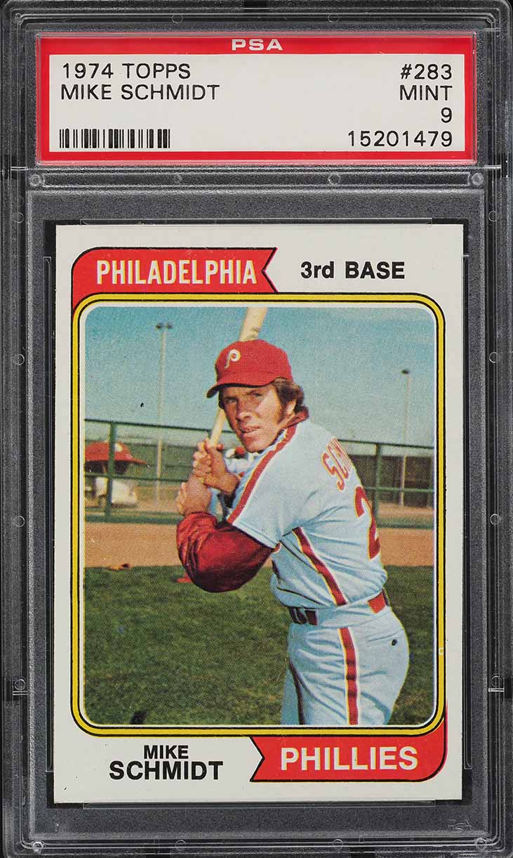 1974 Topps Mike Schmidt #283 PSA 9 MINT