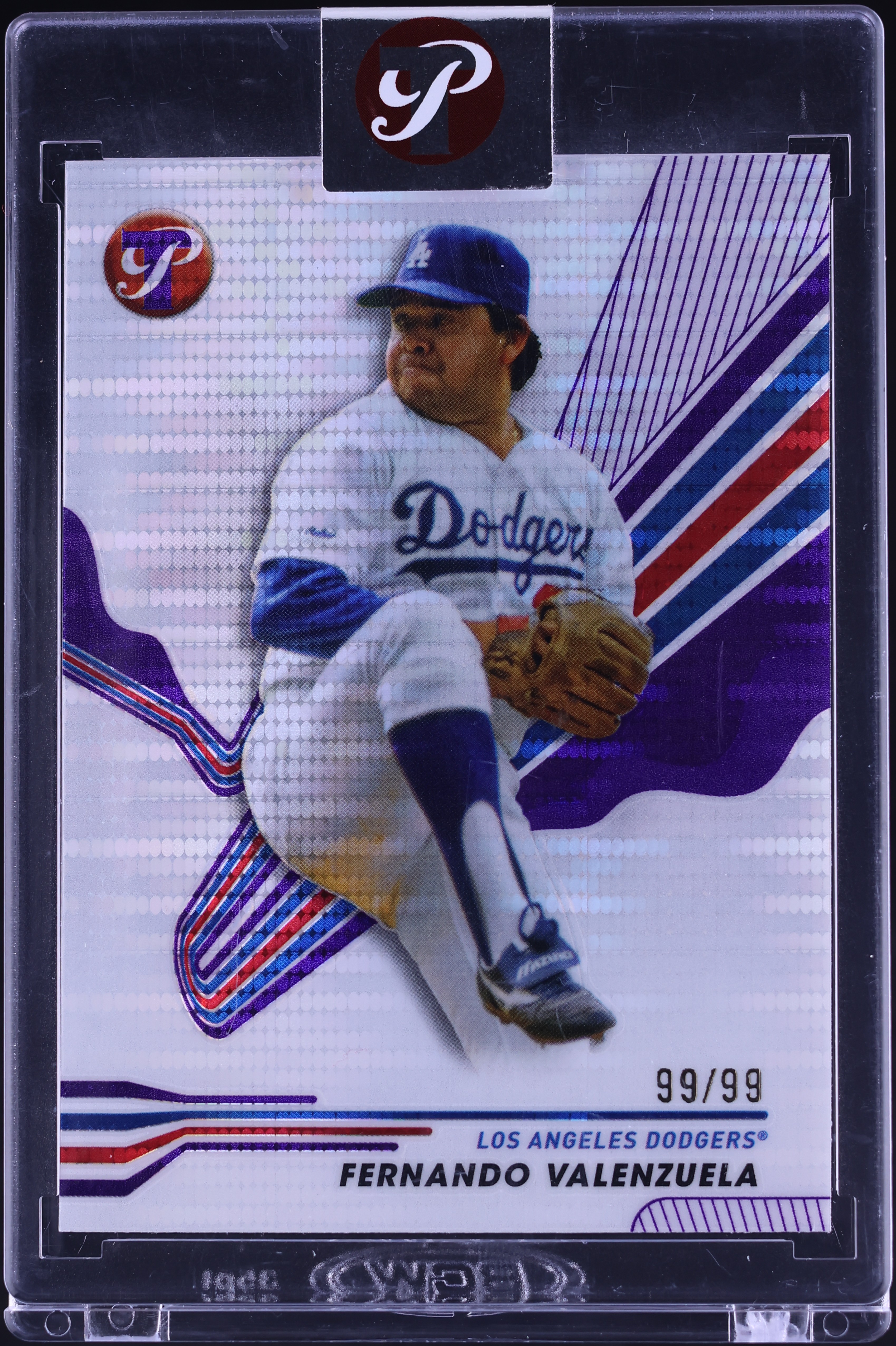2024 Topps Pristine Purple Pristine Refractor Fernando Valenzuela 99/99 #186