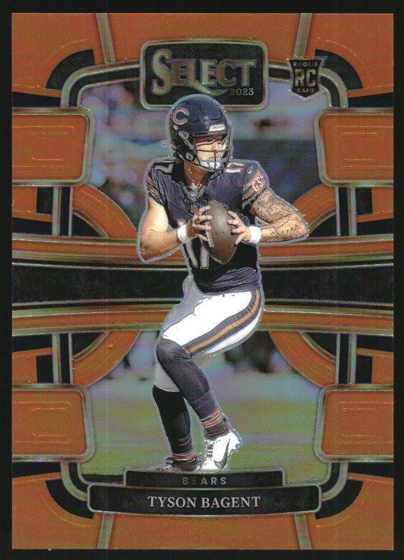 2023 Select Prizm Orange #18 Tyson Bagent RC Rookie /49