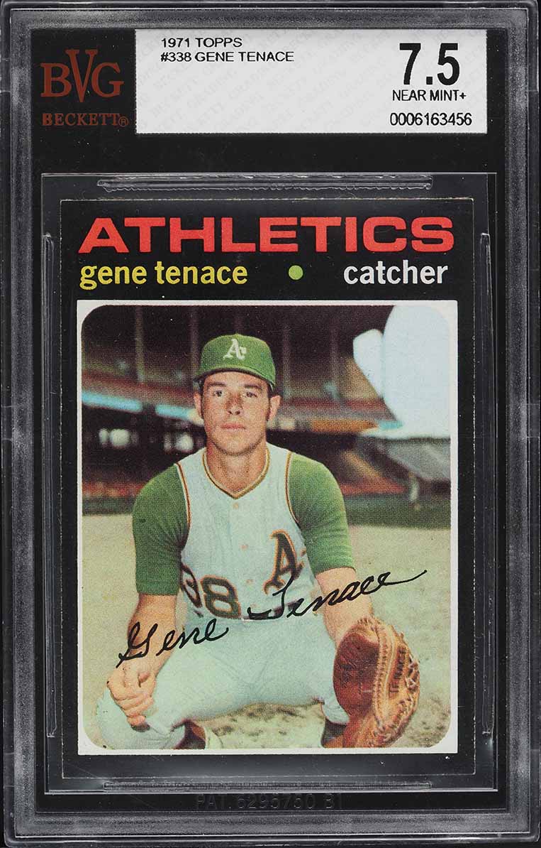 1971 Topps Gene Tenace #338 BVG 7.5 NRMT+