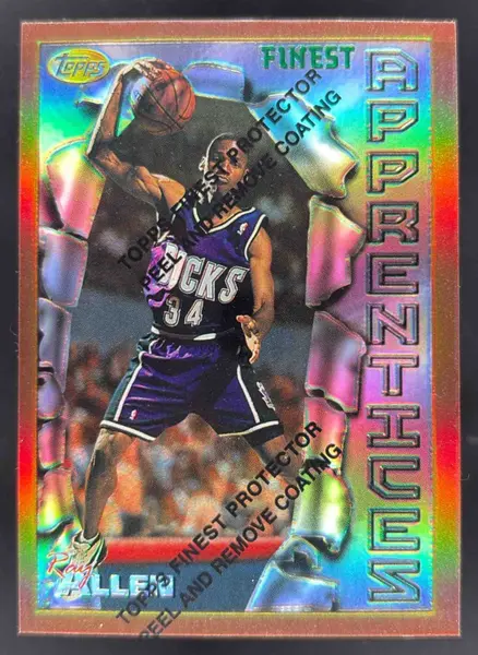 1996-97 Topps Finest Bronze Refractor #22 Ray Allen