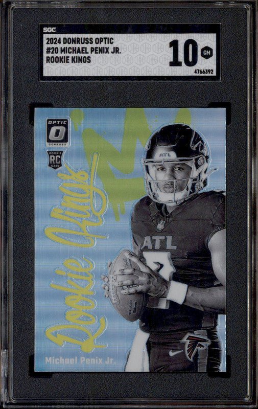 2024 Donruss Optic Rookie Kings #20 Michael Penix Jr. RC SGC 10