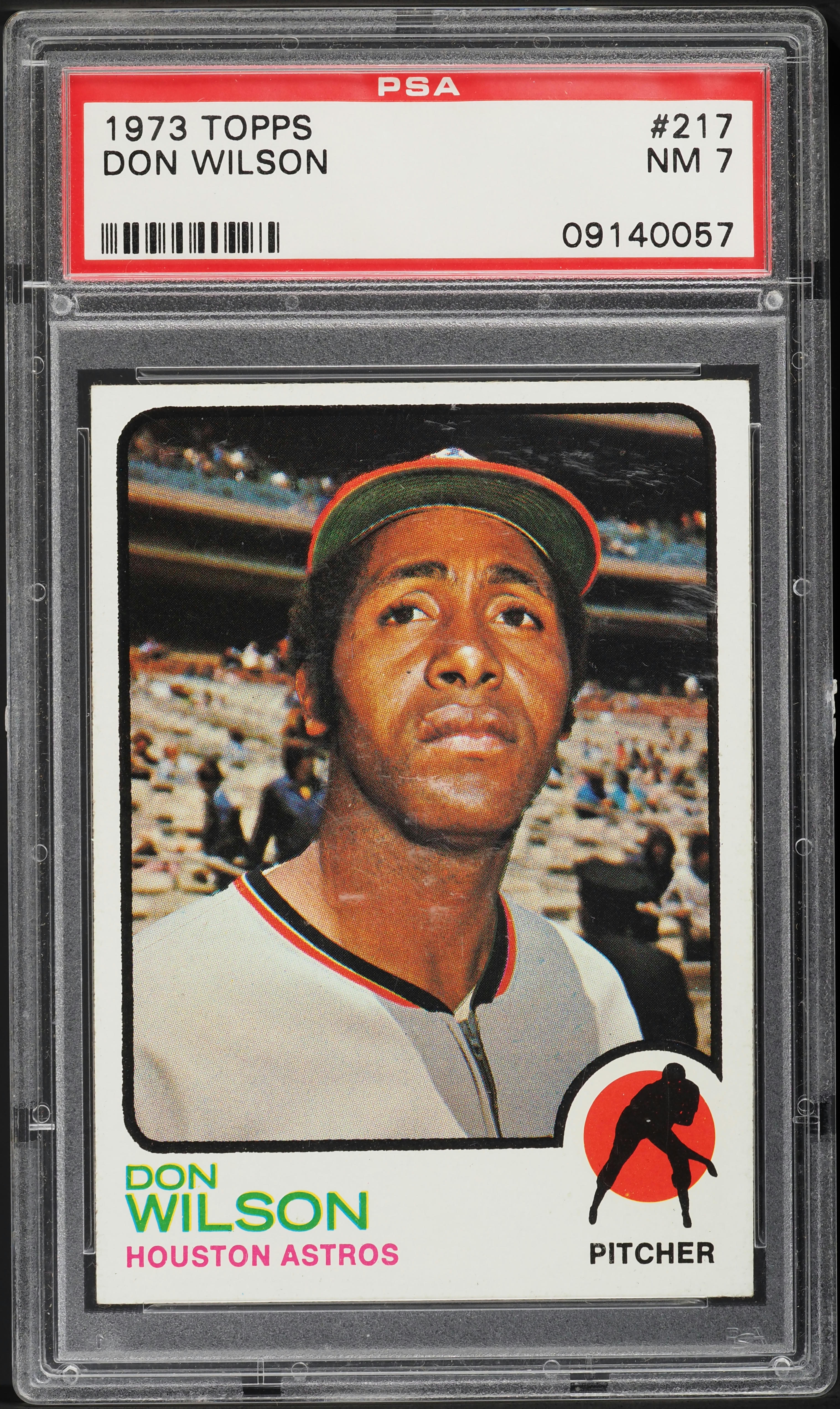 1973 Topps Don Wilson #217 PSA 7 NRMT