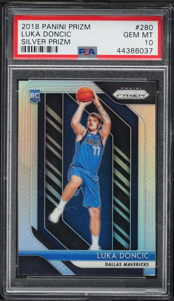 2018 Panini Prizm Silver Luka Doncic ROOKIE #280 PSA 10 GEM MINT