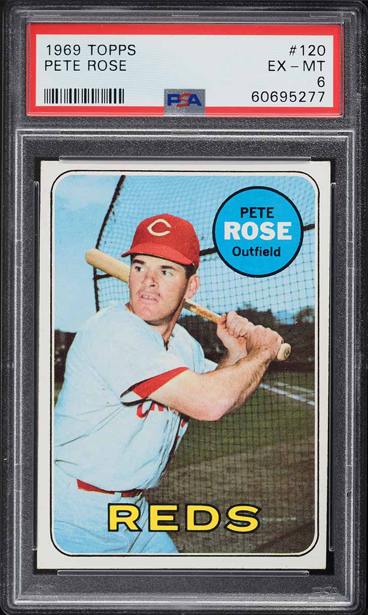 1969 Topps Pete Rose #120 PSA 6 EXMT