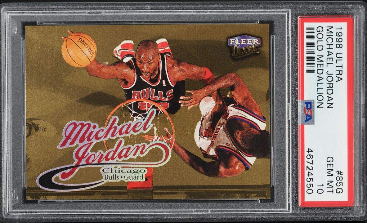1998 Ultra Gold Medallion Michael Jordan #85G PSA 10 GEM MINT