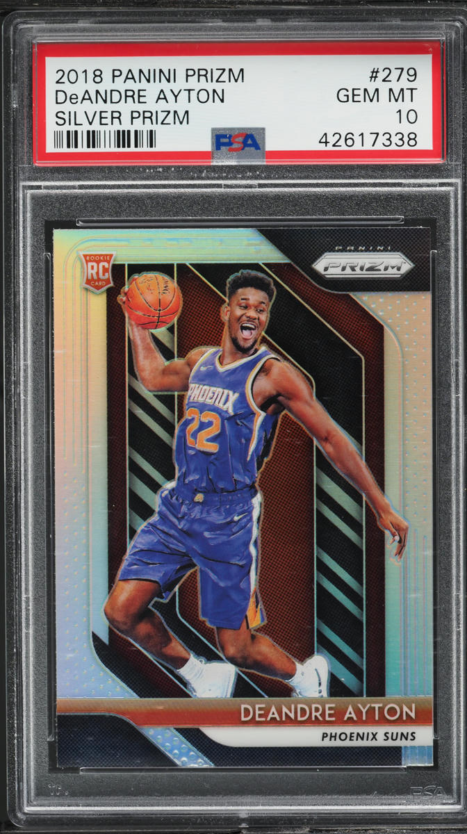 2018 Panini Prizm Silver DeAndre Ayton ROOKIE #279 PSA 10 GEM MINT