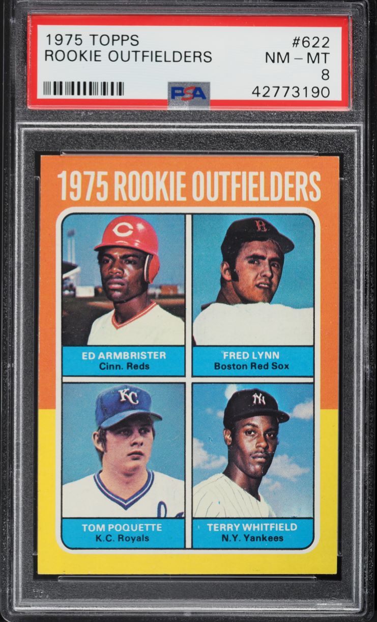 1975 Topps Fred Lynn ROOKIE #622 PSA 8 NM-MT