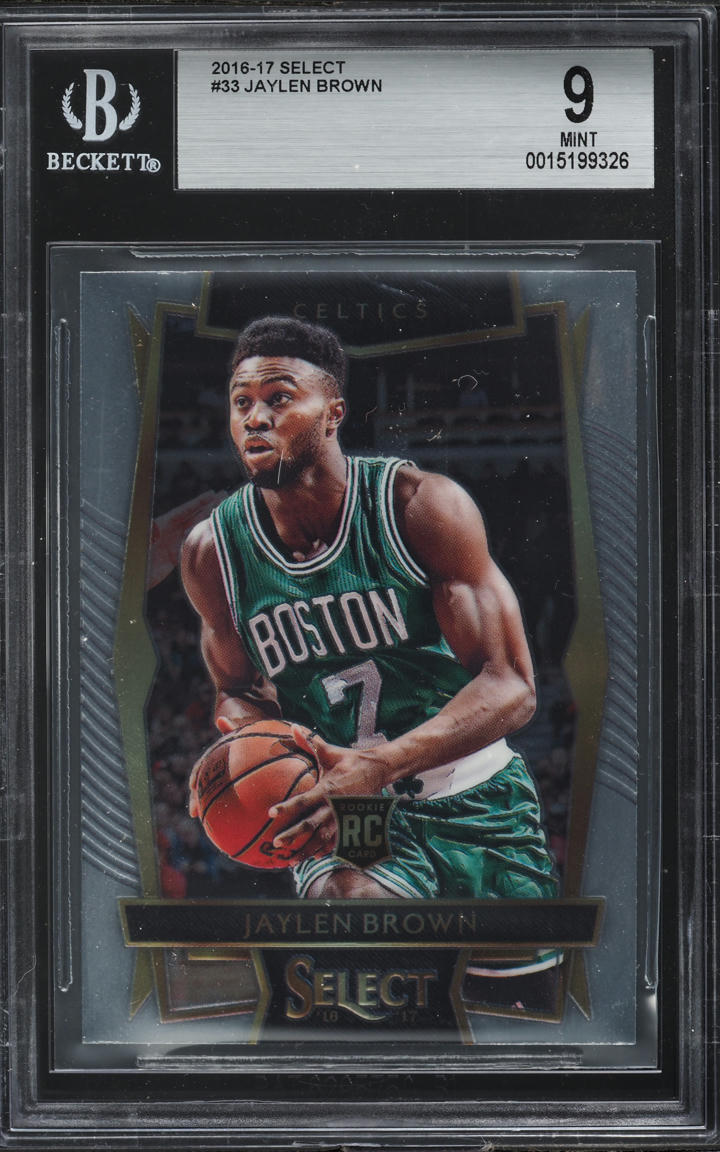 2016 Select Basketball Jaylen Brown ROOKIE #33 BGS 9 MINT