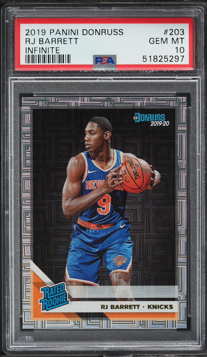 2019 Donruss Infinite RJ Barrett ROOKIE #203 PSA 10 GEM MINT