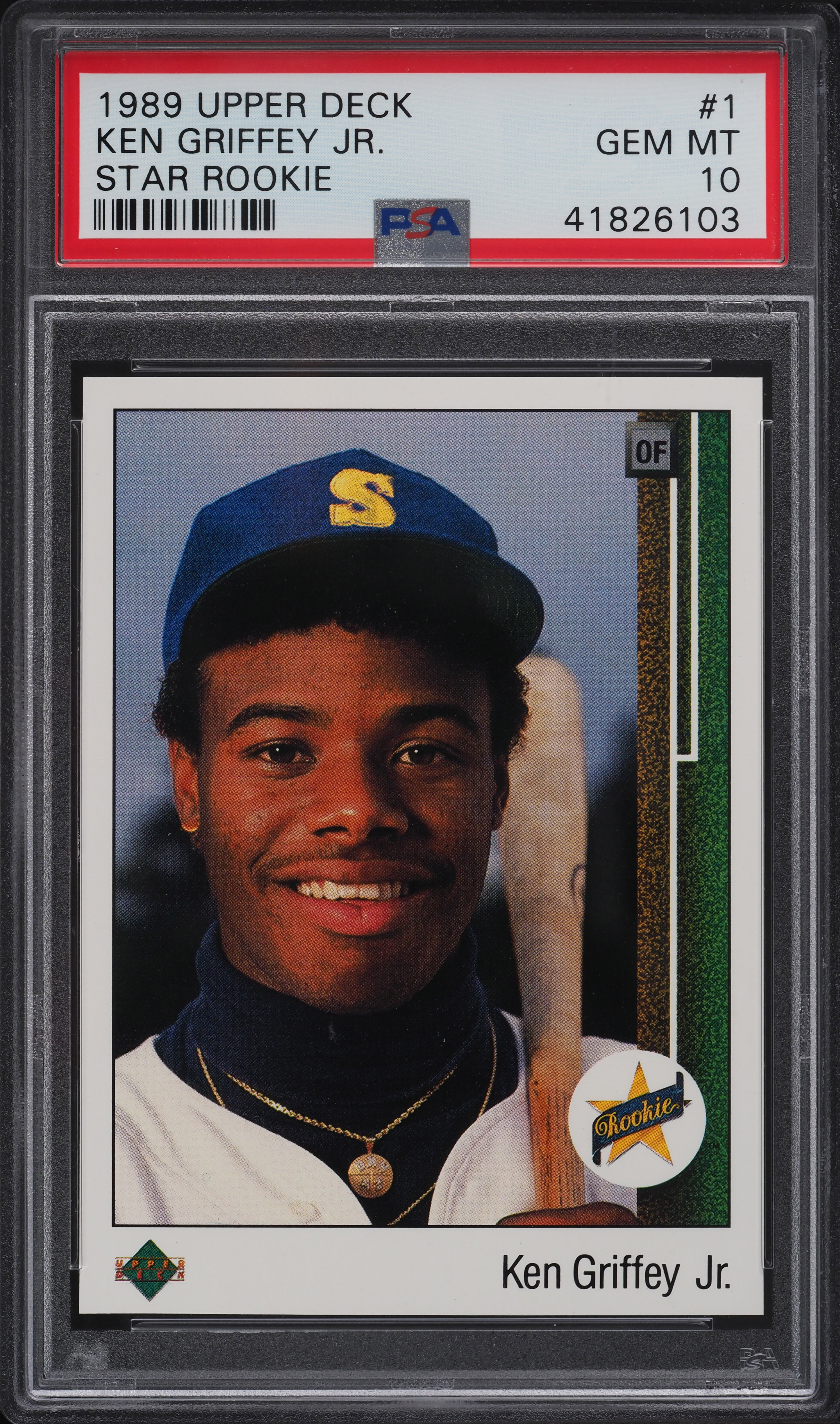 1989 Upper Deck Ken Griffey Jr. ROOKIE #1 PSA 10 GEM MINT