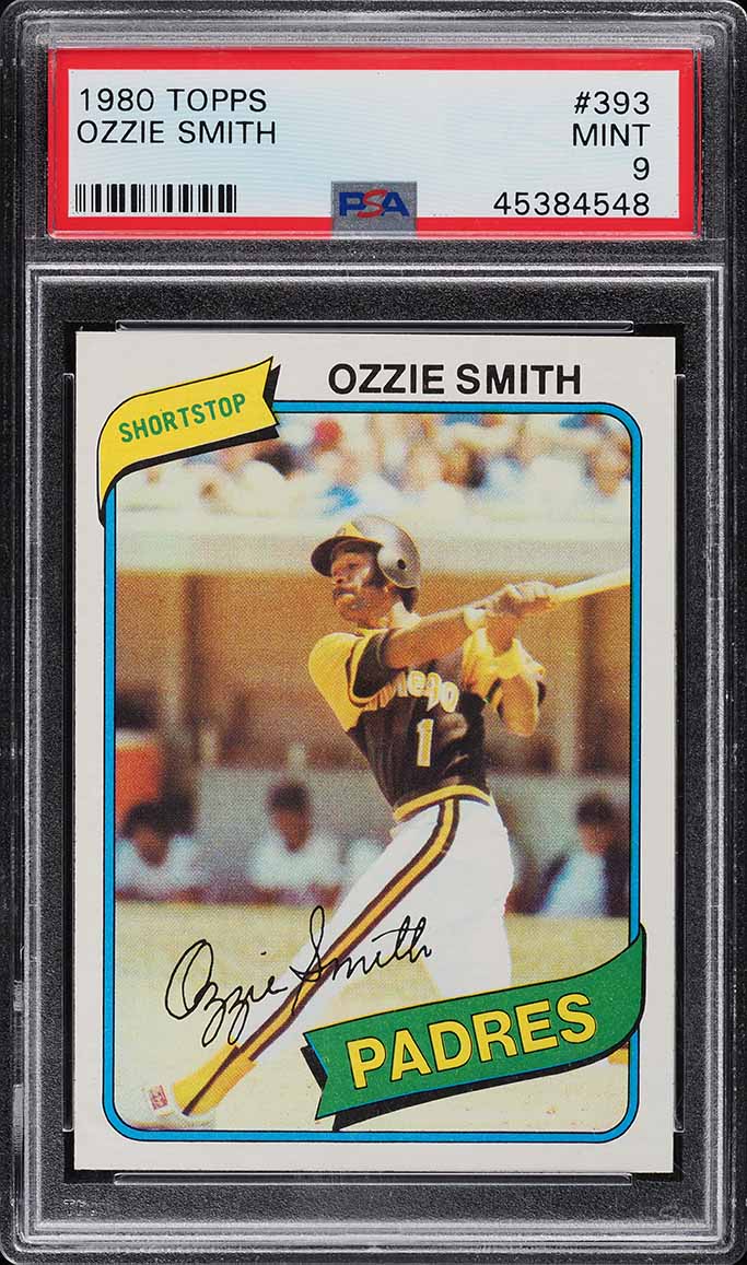 1980 Topps Ozzie Smith #393 PSA 9 MINT