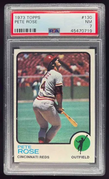 1973 Topps #130 Pete Rose PSA 7