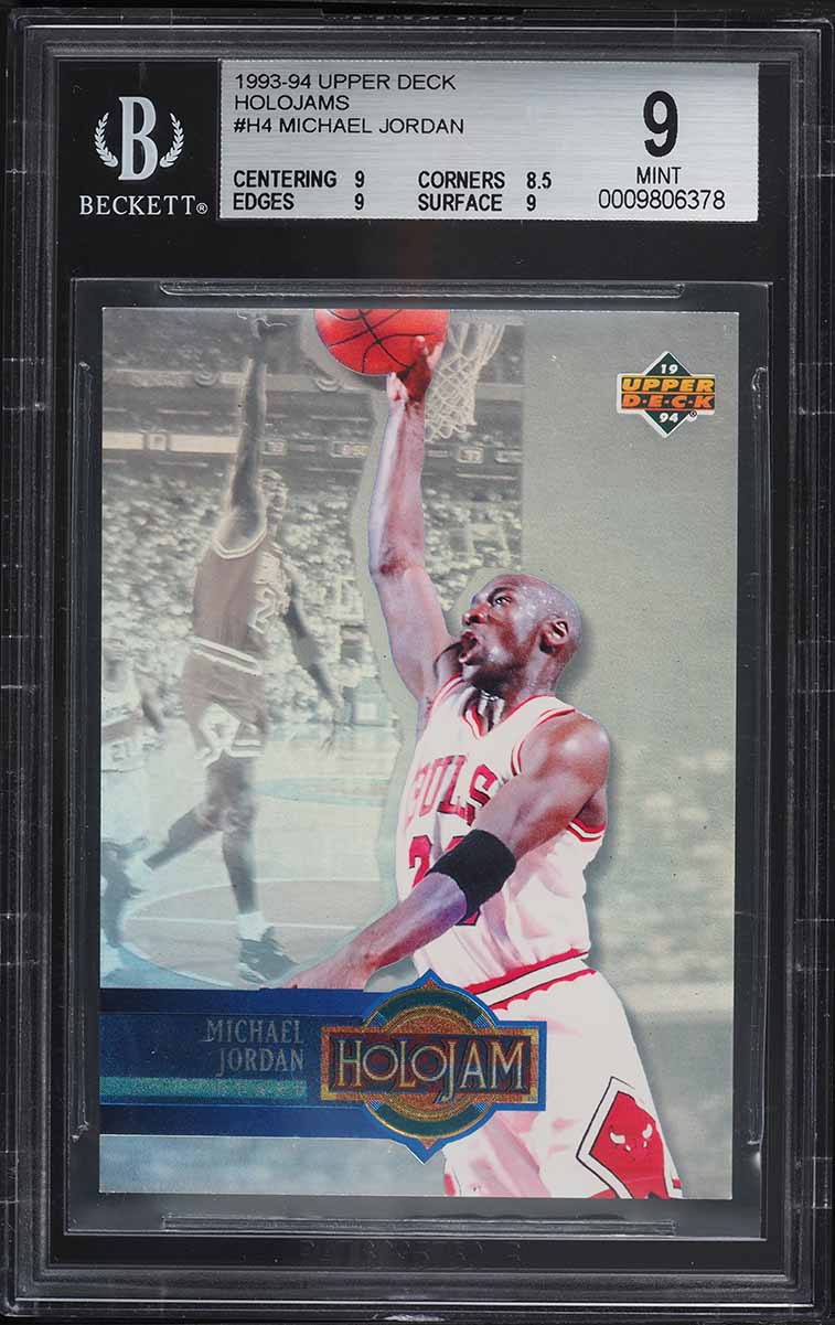 1993 Upper Deck Holojam Michael Jordan #H4A BGS 9 MINT