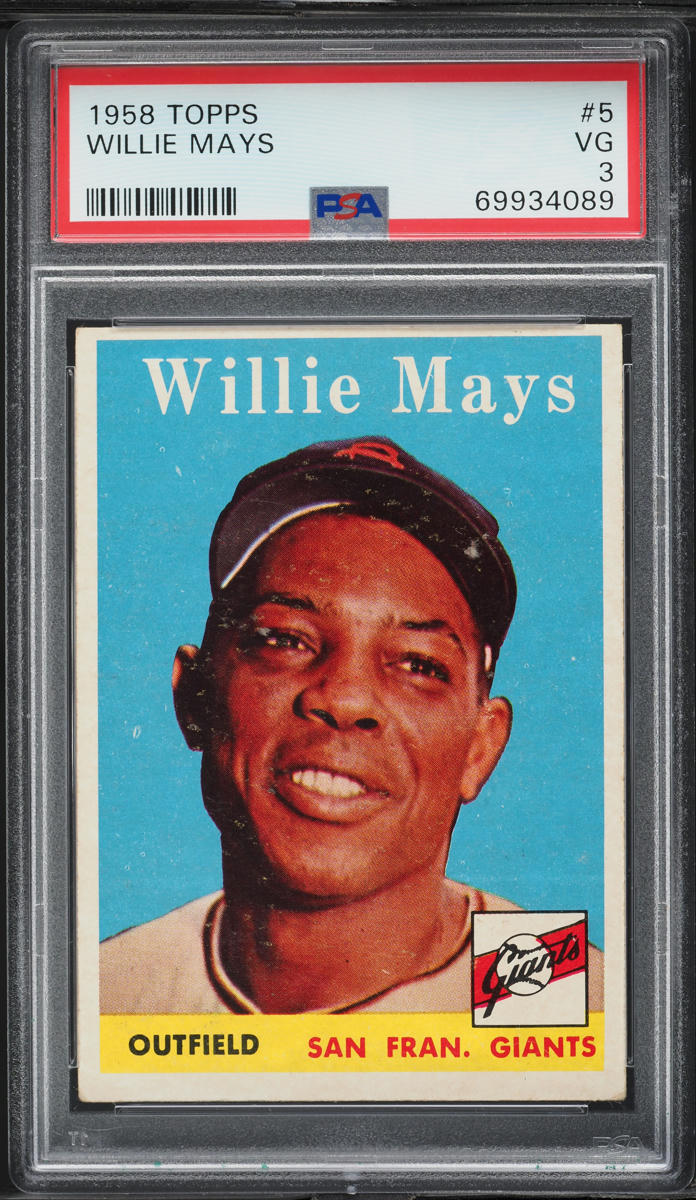 1958 Topps Willie Mays #5 PSA 3 VG