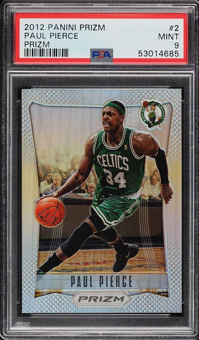 2012 Panini Prizm Silver Prizms Paul Pierce #2 PSA 9 MINT