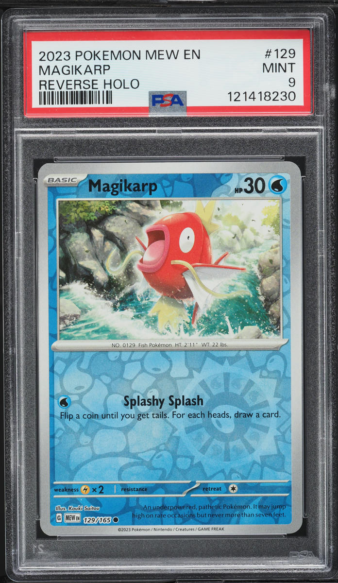 2023 Pokemon SV 151 Reverse Holo Magikarp #129 PSA 9 MINT