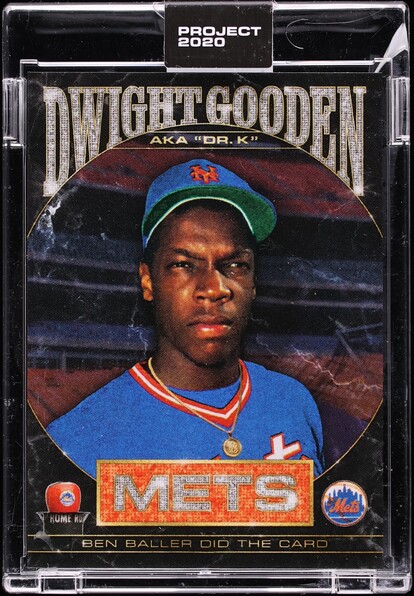 2020 Topps Project 2020 By Ben Baller Dwight Gooden #86