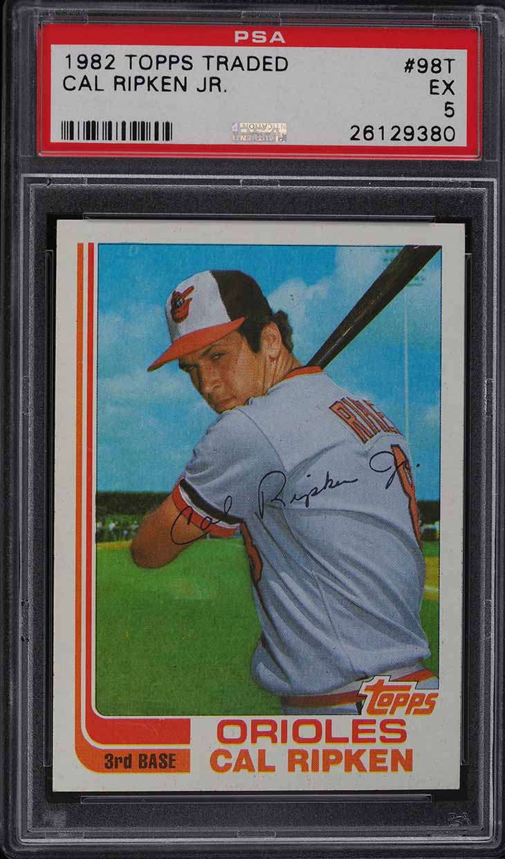 1982 Topps Traded Cal Ripken Jr. ROOKIE #98T PSA 5 EX