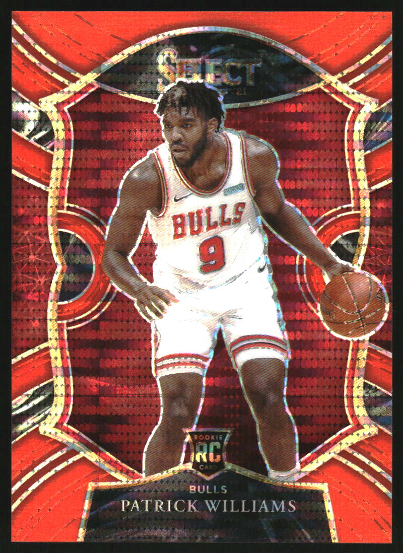 2020-21 Select Prizms Neon Orange Pulsar #64 Patrick Williams RC Rookie /15