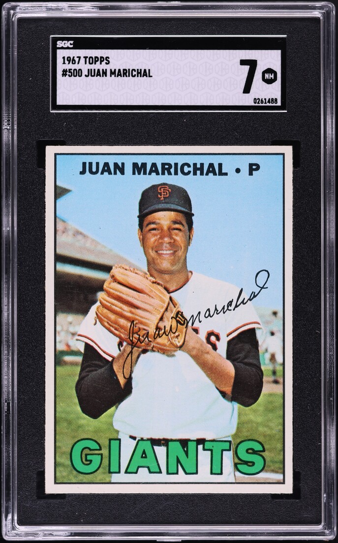 1967 Topps Juan Marichal #500 SGC 7 NRMT