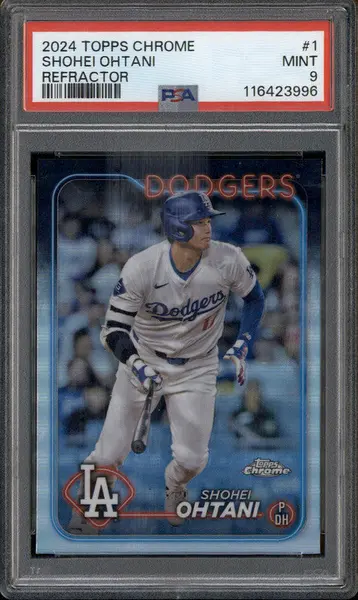 Shohei Ohtani 2024 Topps Chrome #1 Refractor Price Guide